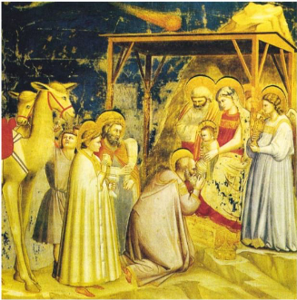 L’Adorazione dei Magi di Giotto
